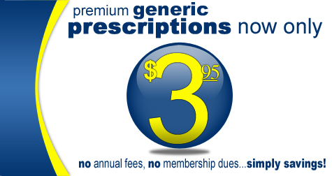 $3.95 Generic Prescriptions Program